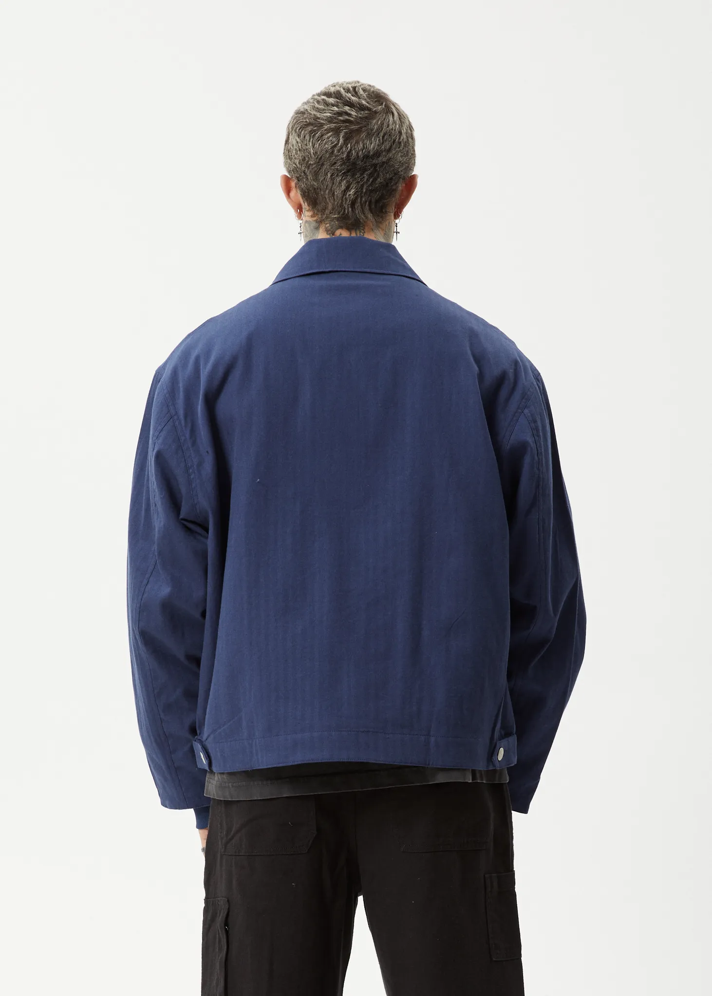 AFENDS Mens Oracle - Carpenter Jacket - Navy