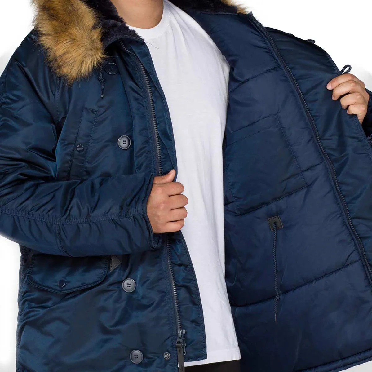 Alpha Industries N3B Hooded Parka Rep Blue