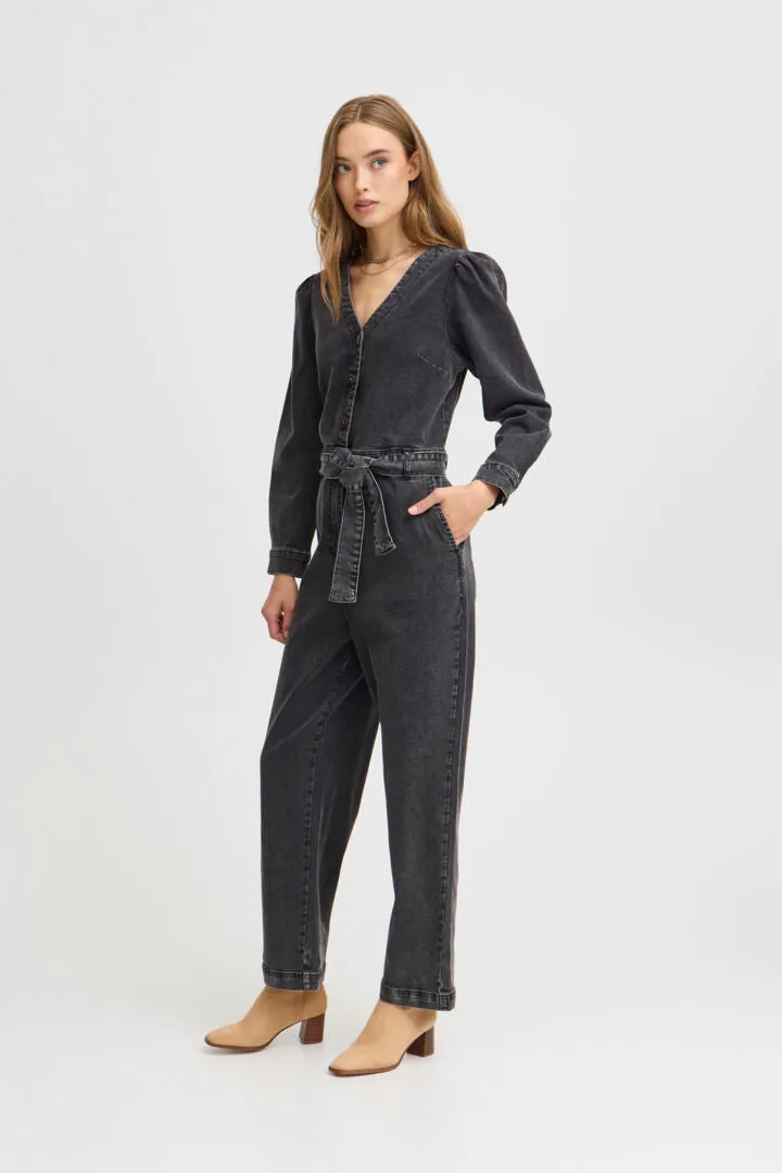 Atelier Reve Harper Jumpsuit-Meteorite Washed Denim-20121735