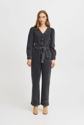 Atelier Reve Harper Jumpsuit-Meteorite Washed Denim-20121735