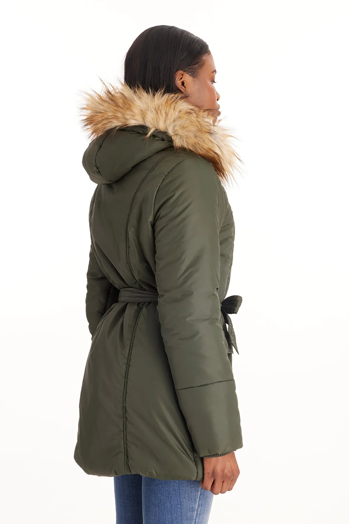 Belted Waterproof Winter Coat