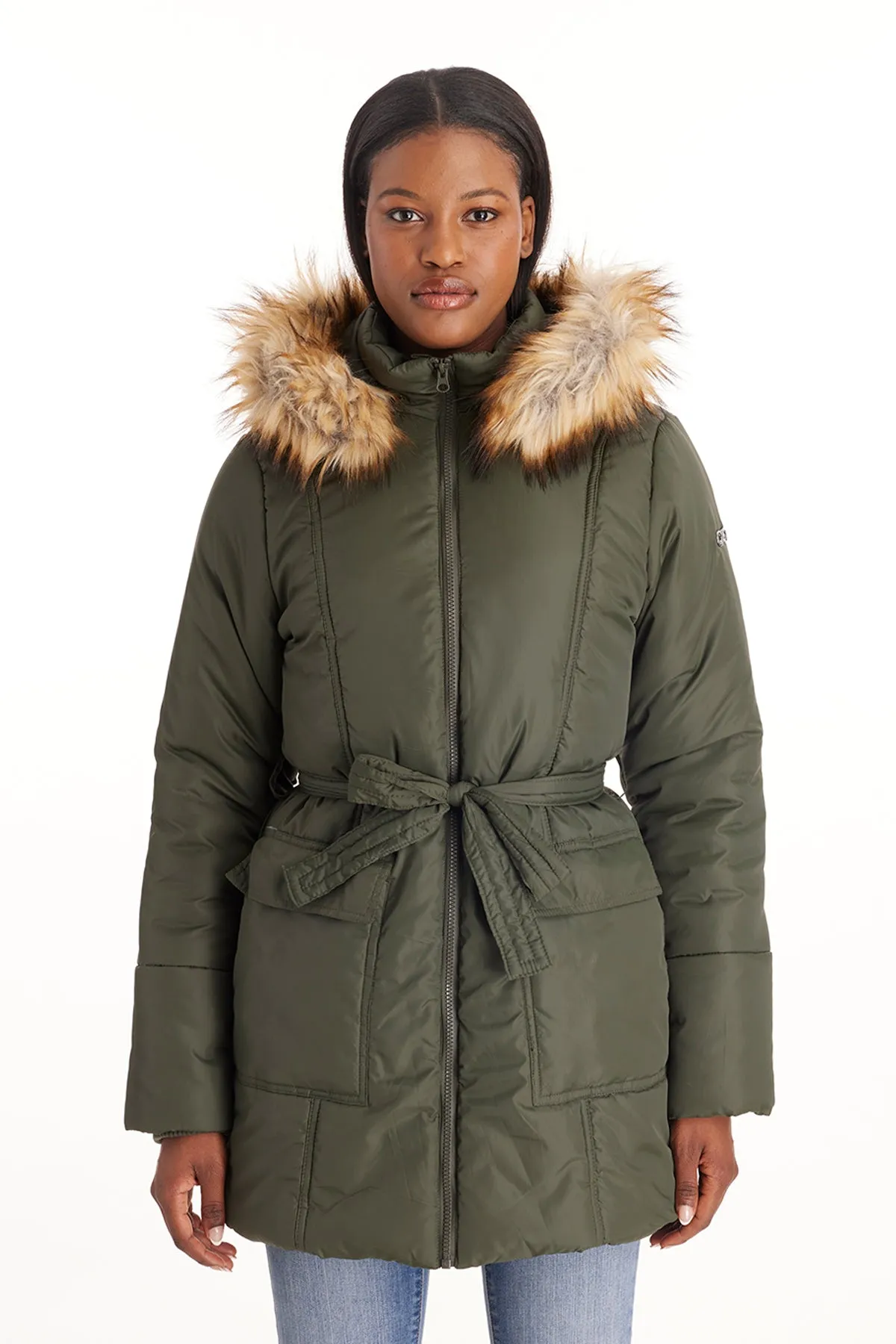 Belted Waterproof Winter Coat