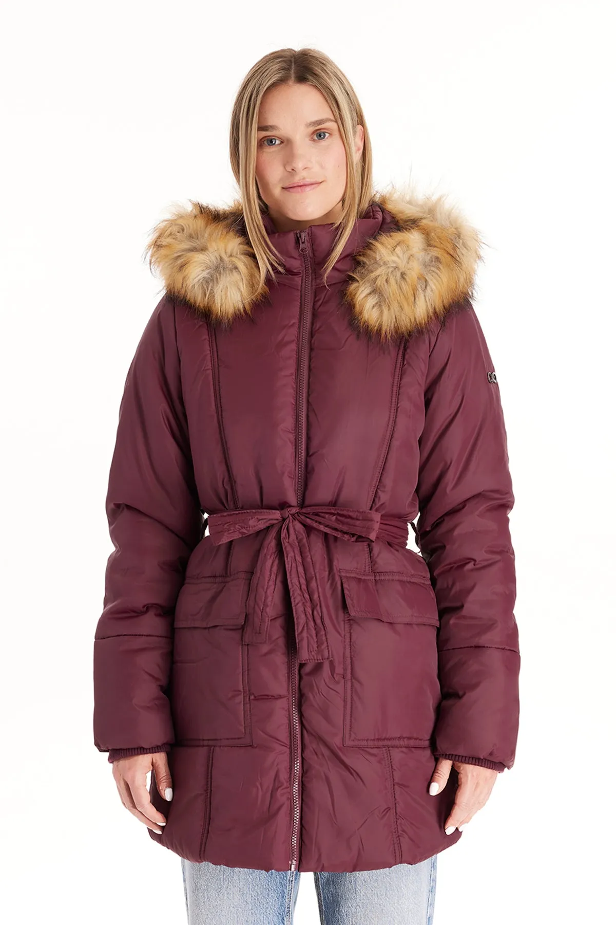 Belted Waterproof Winter Coat