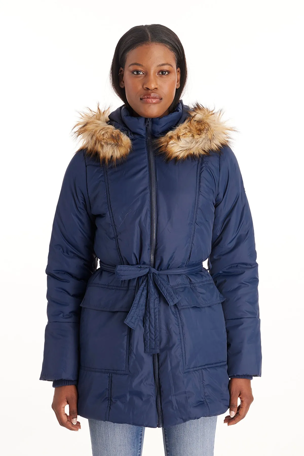 Belted Waterproof Winter Coat