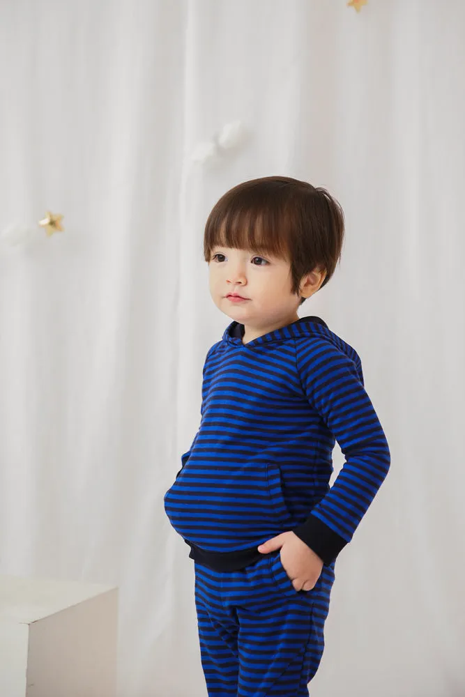 Blue Bengdi Hoodie & Pants Set