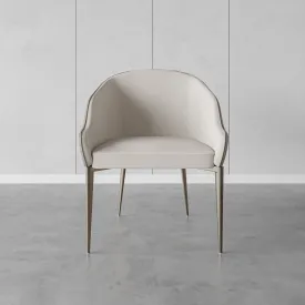 BRIGIT NICKEL DINING CHAIR