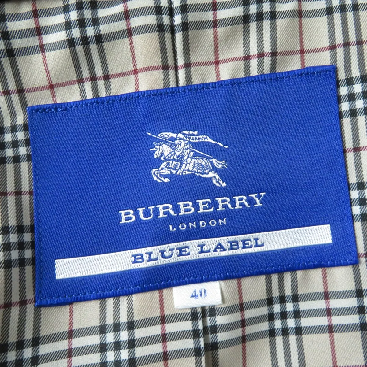 Burberry Blue Label Wool Belted Coat, Black, Size 40