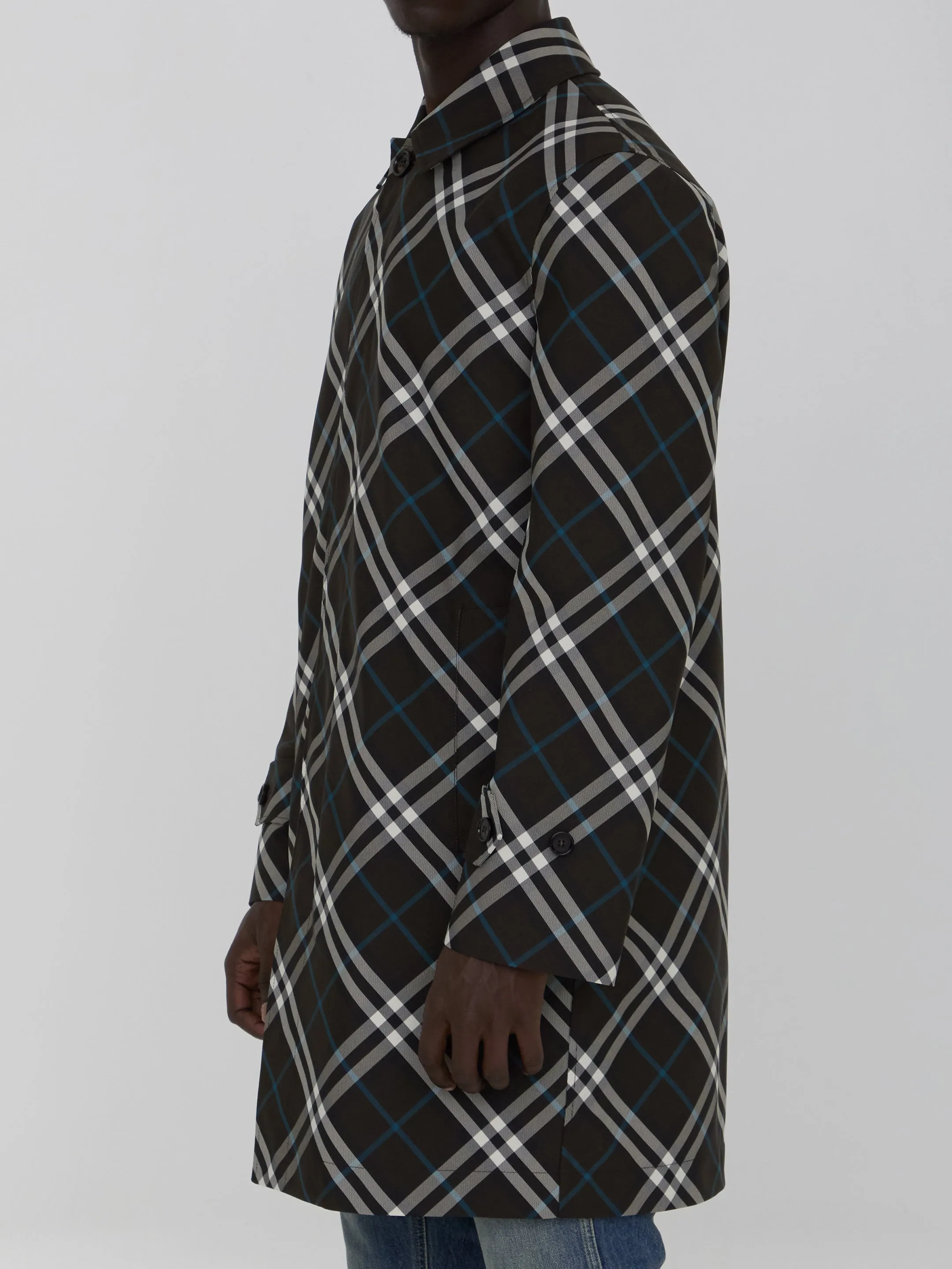 Burberry Check Men's Medium Trench Coat