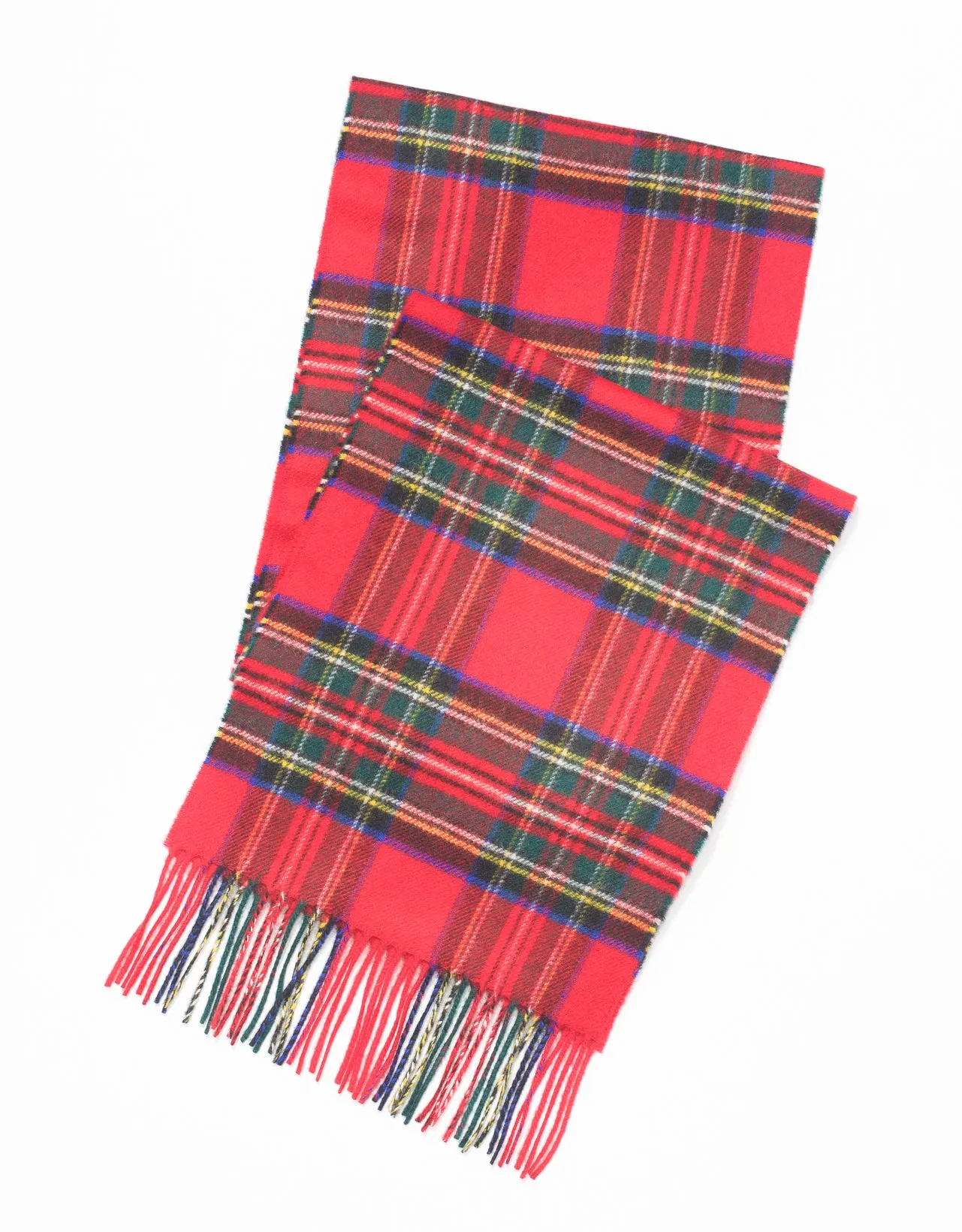 CASHMERE TARTAN MUFFLER - ROYAL STEWART