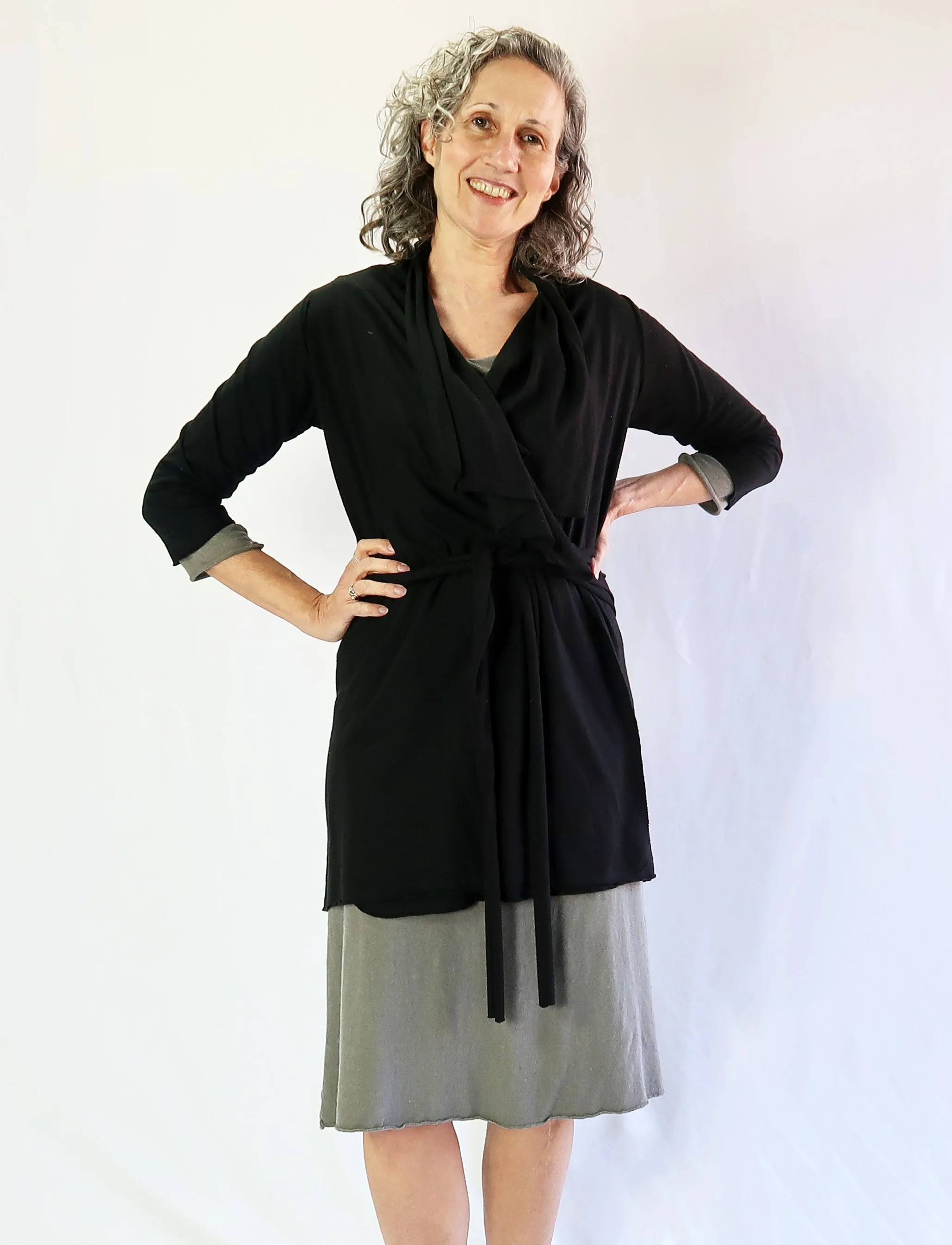 Cocoon Belted Tunic Jacket