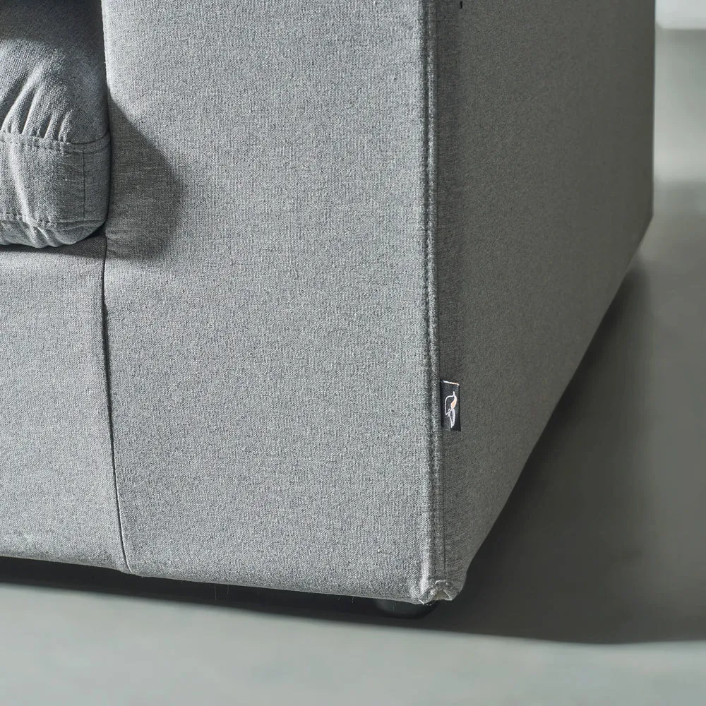 COSMIC - Grey Fabric Corner Chair Module