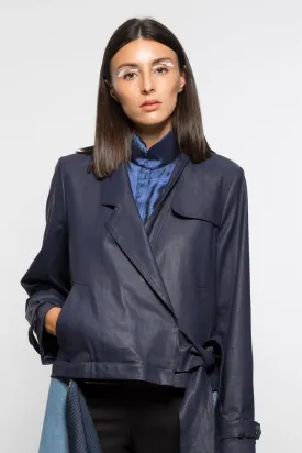 Detachable trench coat