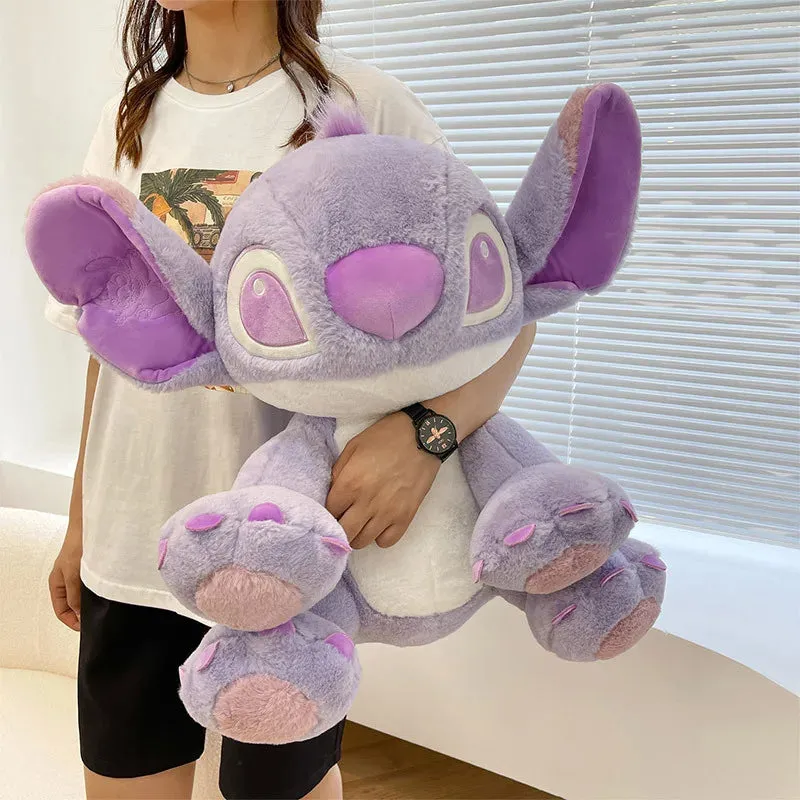 Disney Cartoon Purple Stitch Doll – Kawaii Plush Toy for Girls | Perfect Gift for Birthdays & Valentine's Day