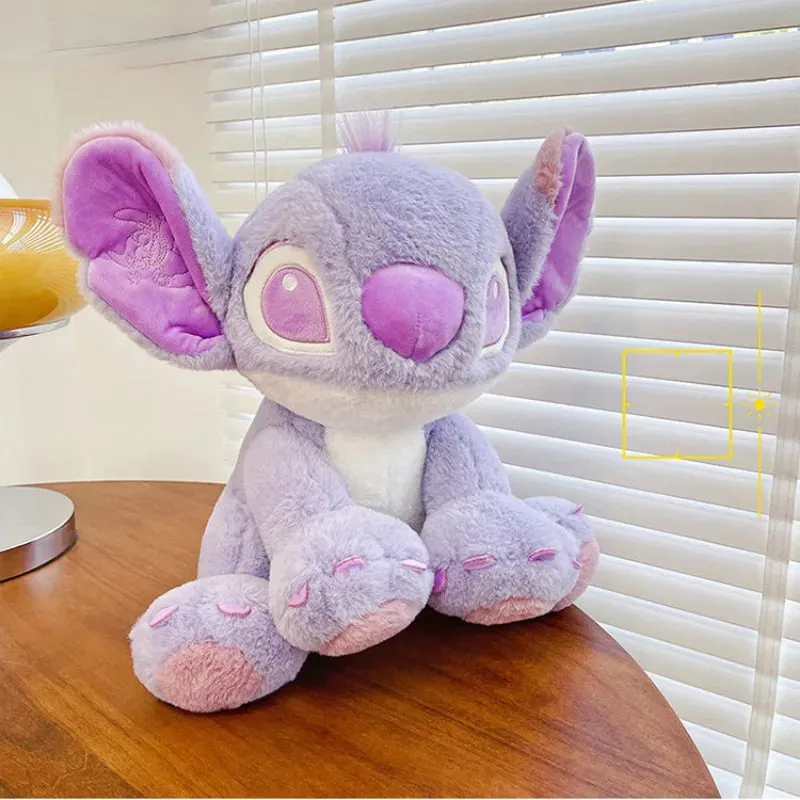 Disney Cartoon Purple Stitch Doll – Kawaii Plush Toy for Girls | Perfect Gift for Birthdays & Valentine's Day