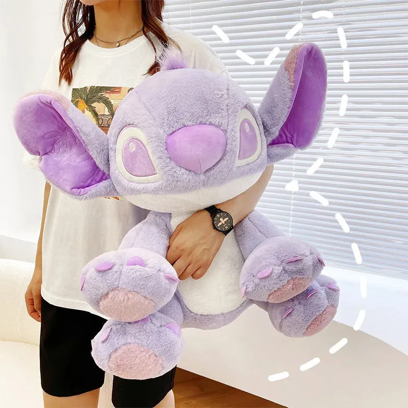 Disney Cartoon Purple Stitch Doll – Kawaii Plush Toy for Girls | Perfect Gift for Birthdays & Valentine's Day