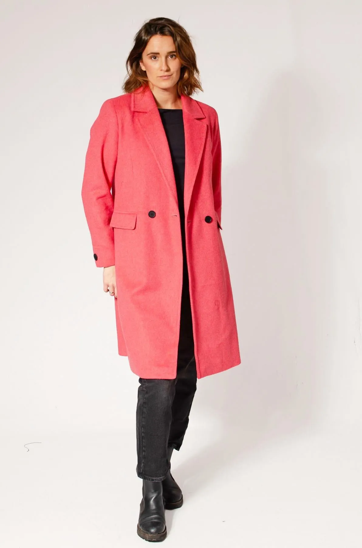 Double Breasted Wool Coat