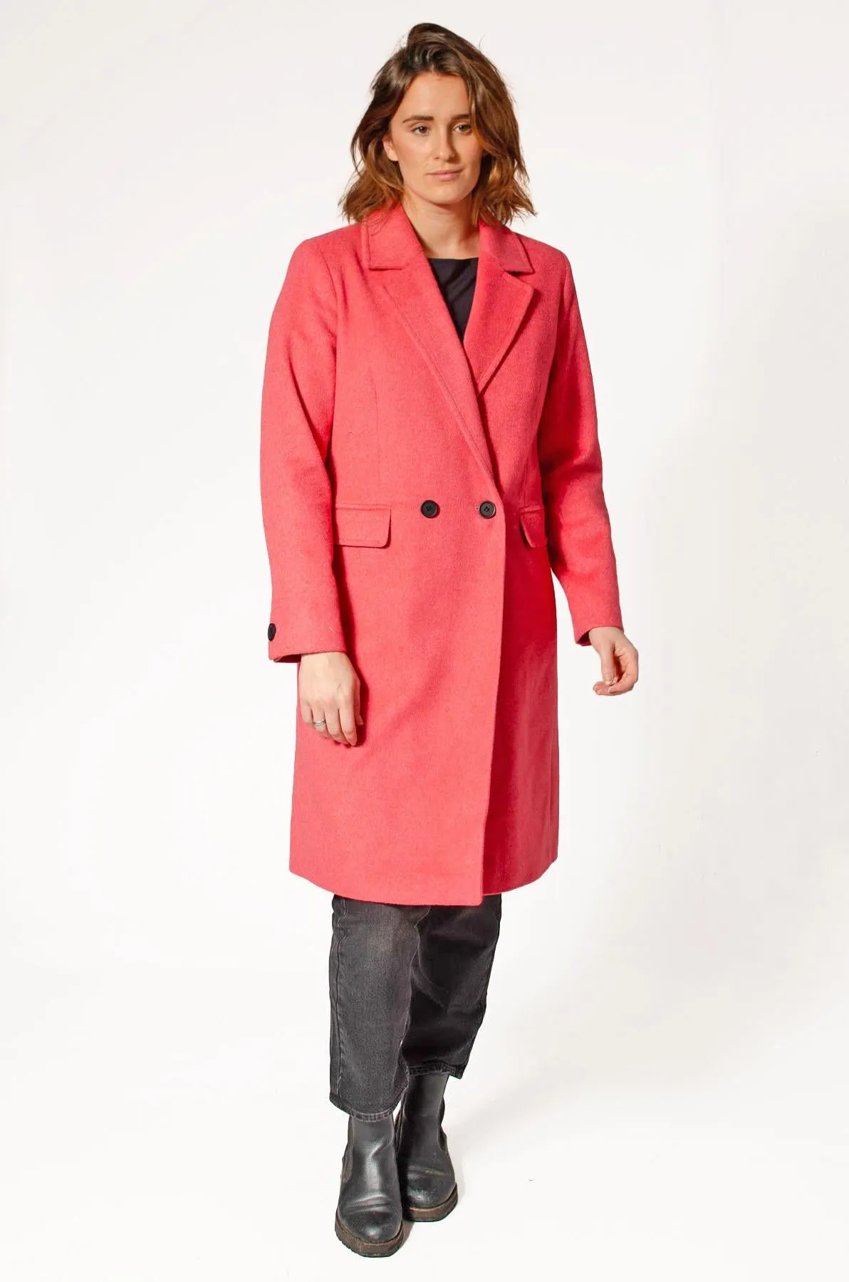 Double Breasted Wool Coat