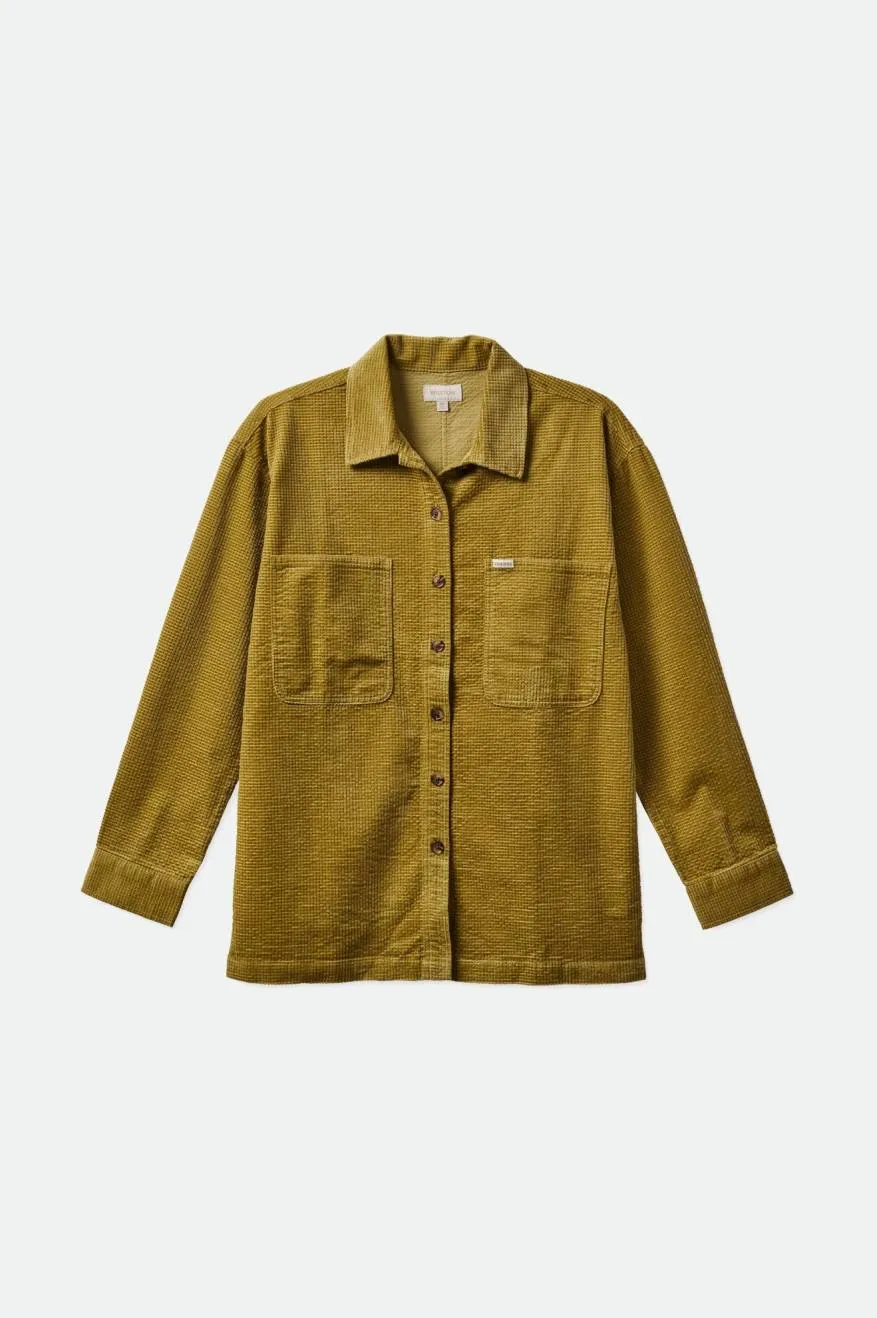 Dundee Corduroy Overshirt - Willow