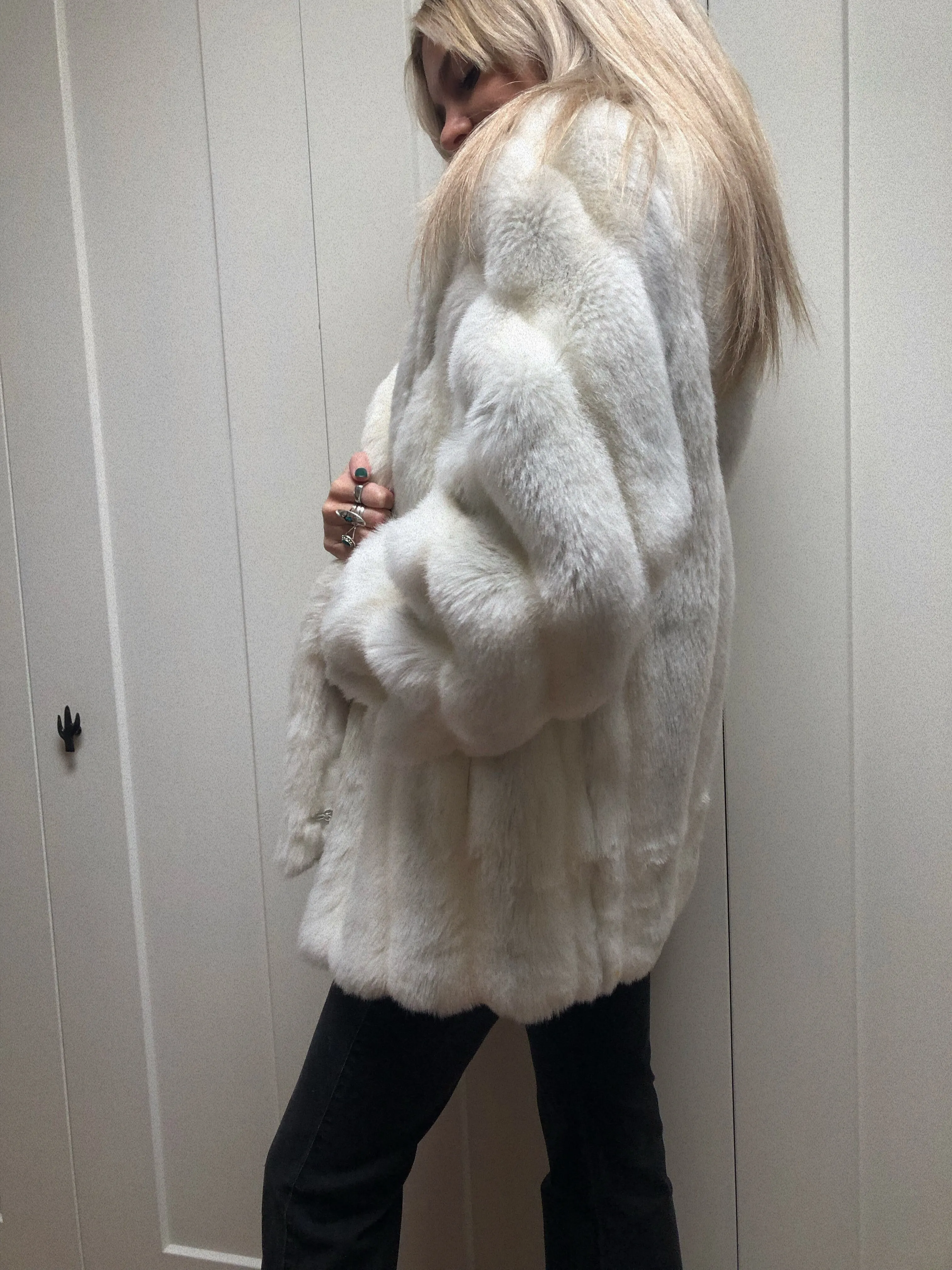 Foxy Vintage Faux Fur Coat