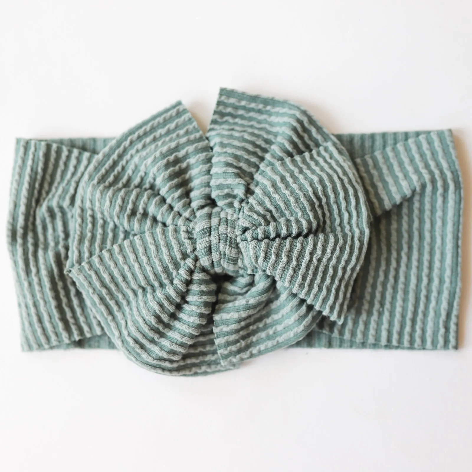 Green Cozy Ribbed Headwrap