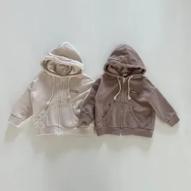 Long-Sleeved Zip-Up Hoodie