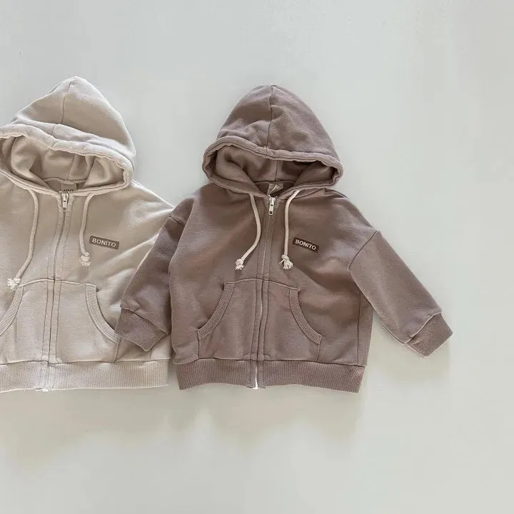 Long-Sleeved Zip-Up Hoodie