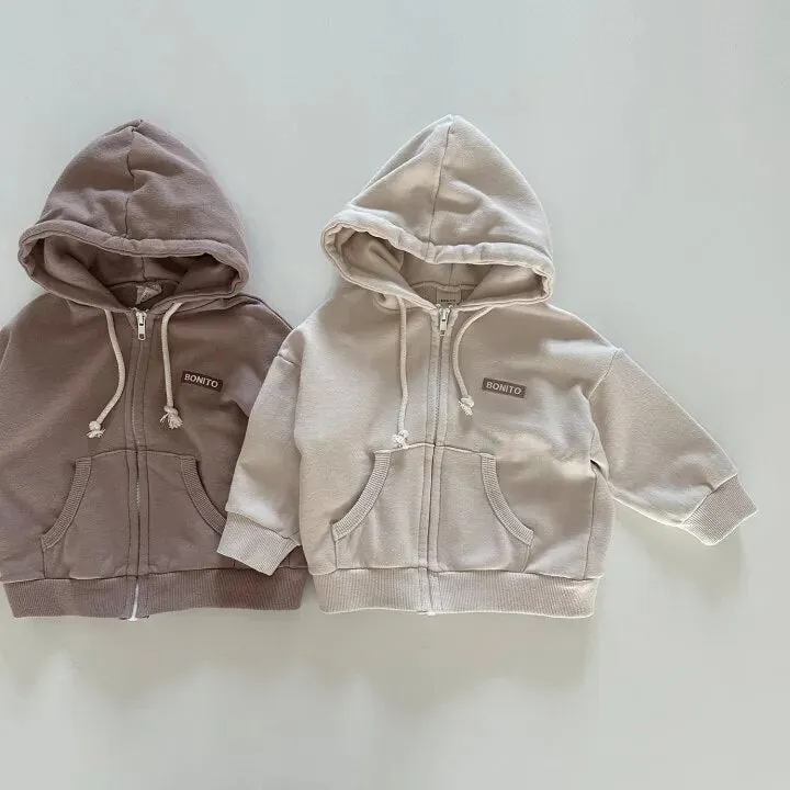 Long-Sleeved Zip-Up Hoodie