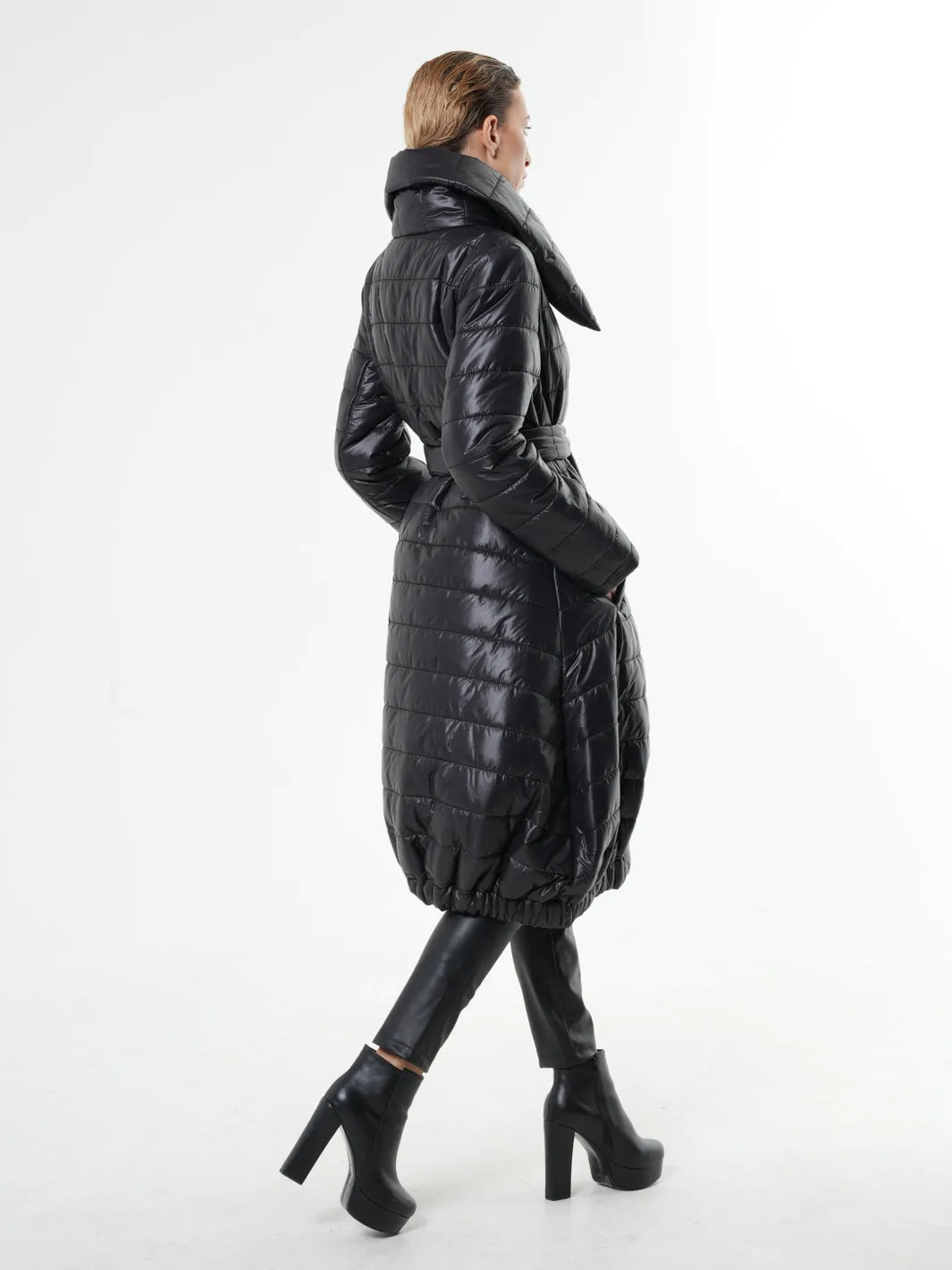 Long Winter Belted Coat