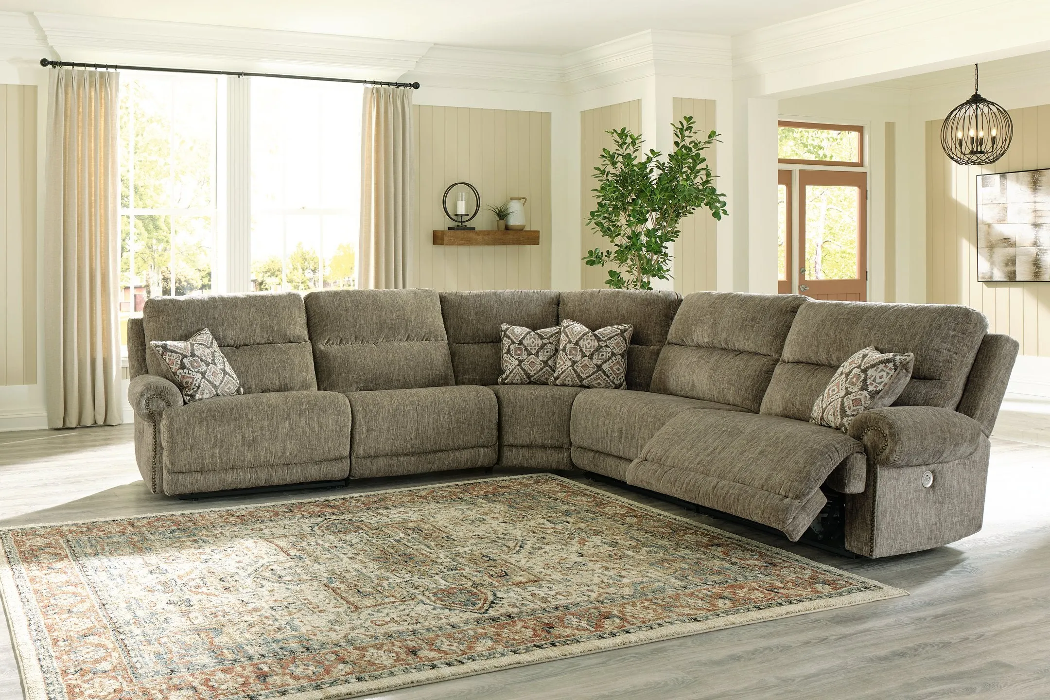 Lubec 5-Piece Power Reclining Sectional