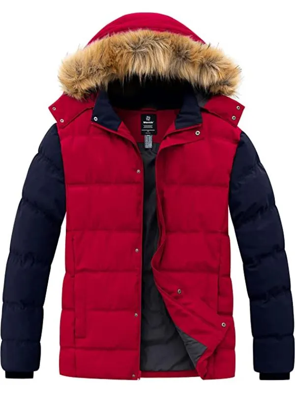 Men's Big & Tall Warm Winter Coat Plus Size Puffer Jacket