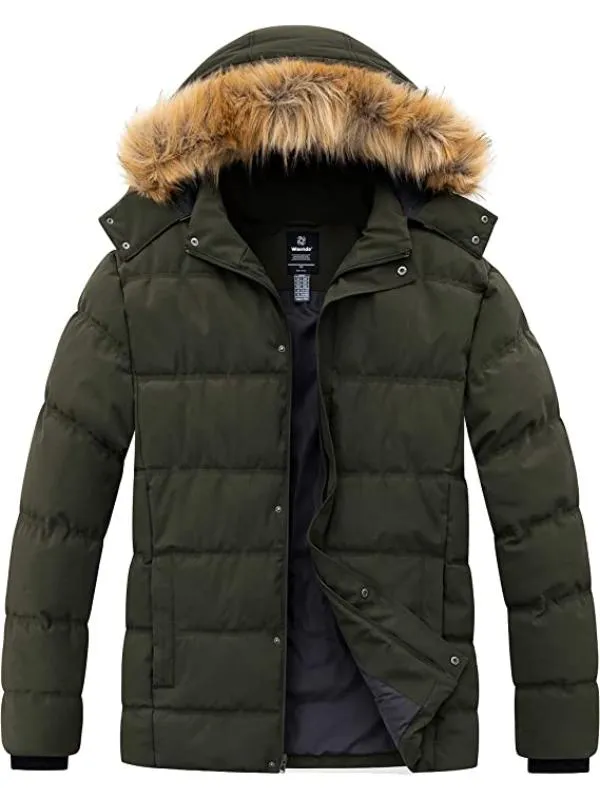 Men's Big & Tall Warm Winter Coat Plus Size Puffer Jacket