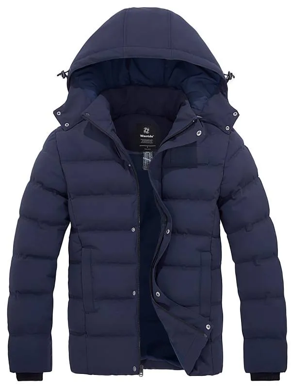 Men's Warm Puffer Jacket Winter Coat