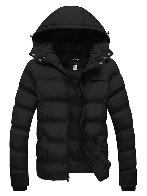 Men's Warm Puffer Jacket Winter Coat