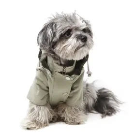 MiAmore Dog Raincoat / Parka - Light Moss