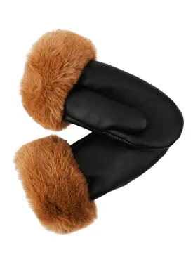 MITTENS - BLACK/SPICE