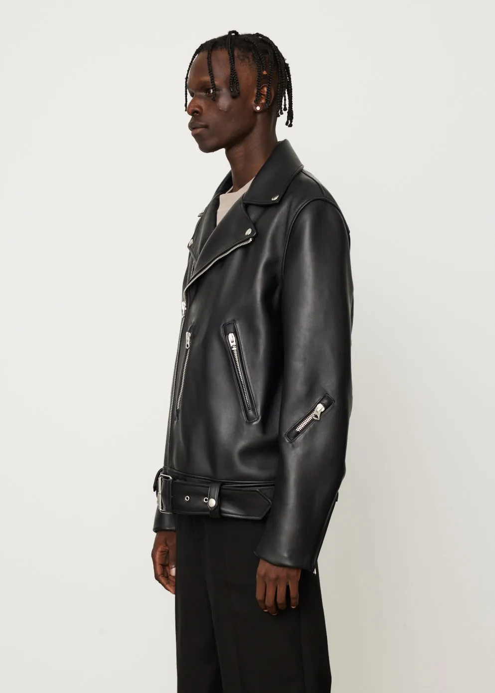 Nate Clean Leather Jacket