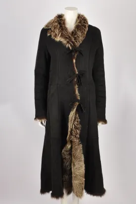 PEAU D'ANE SHEARLING LONG COAT