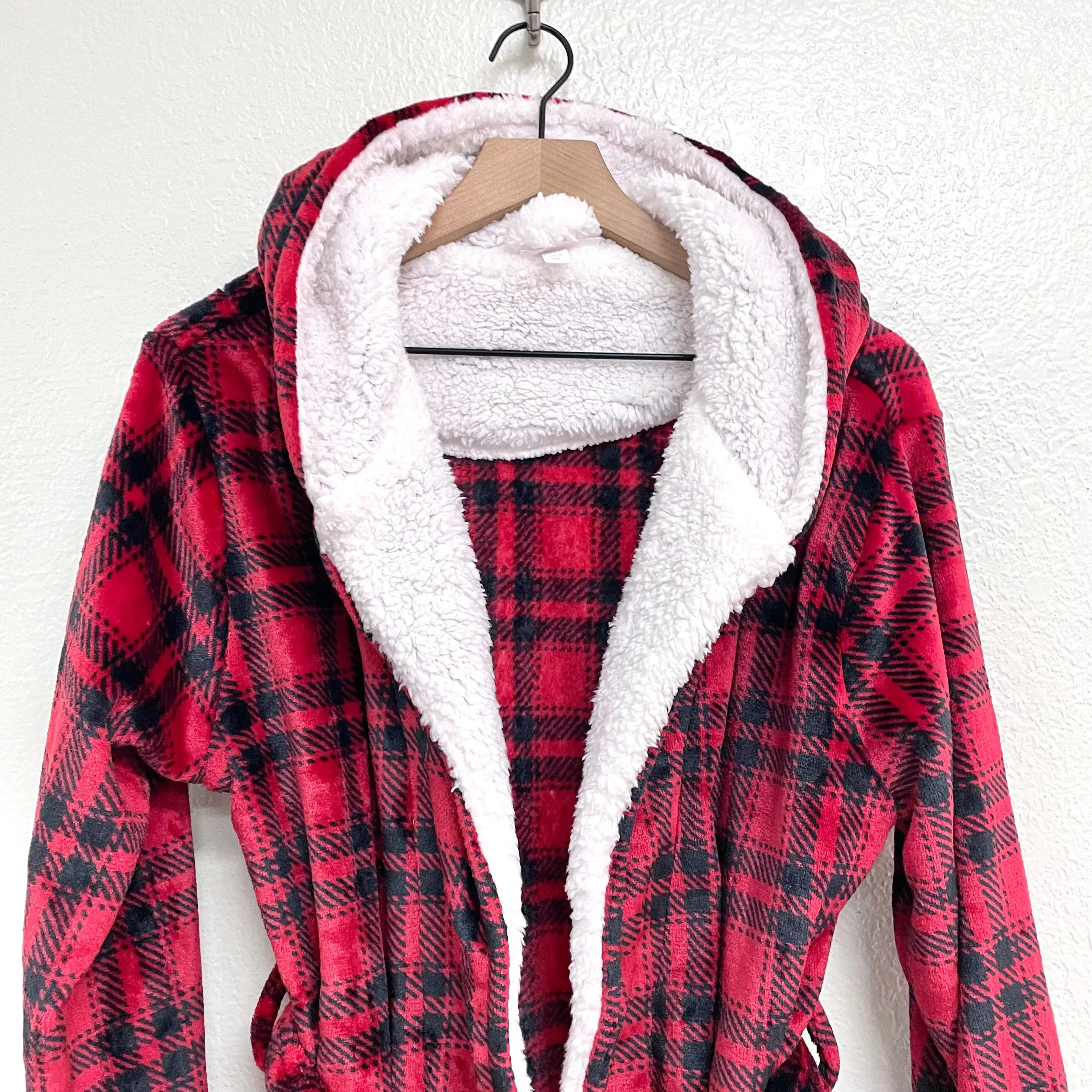 Plaid Fleece Robe