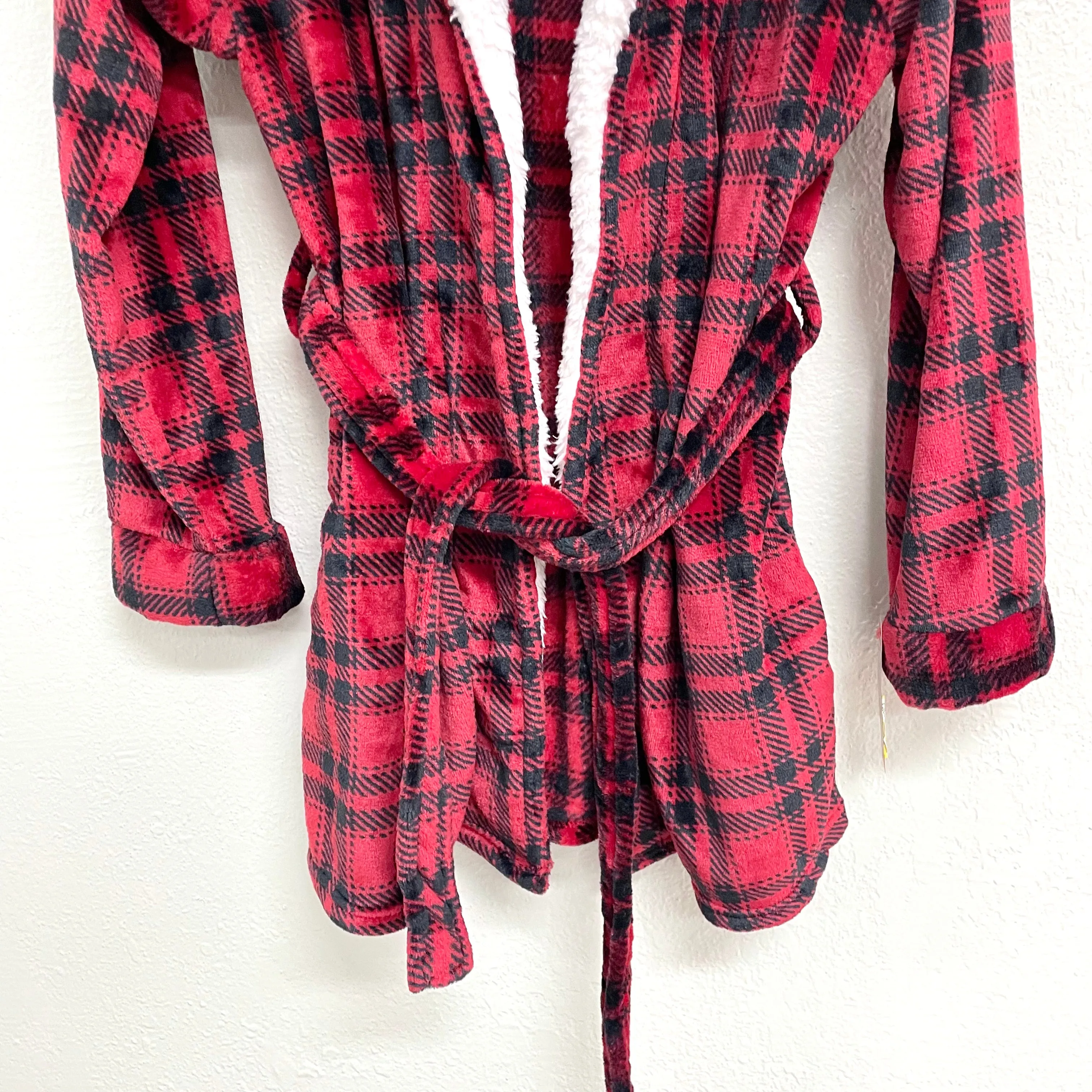 Plaid Fleece Robe