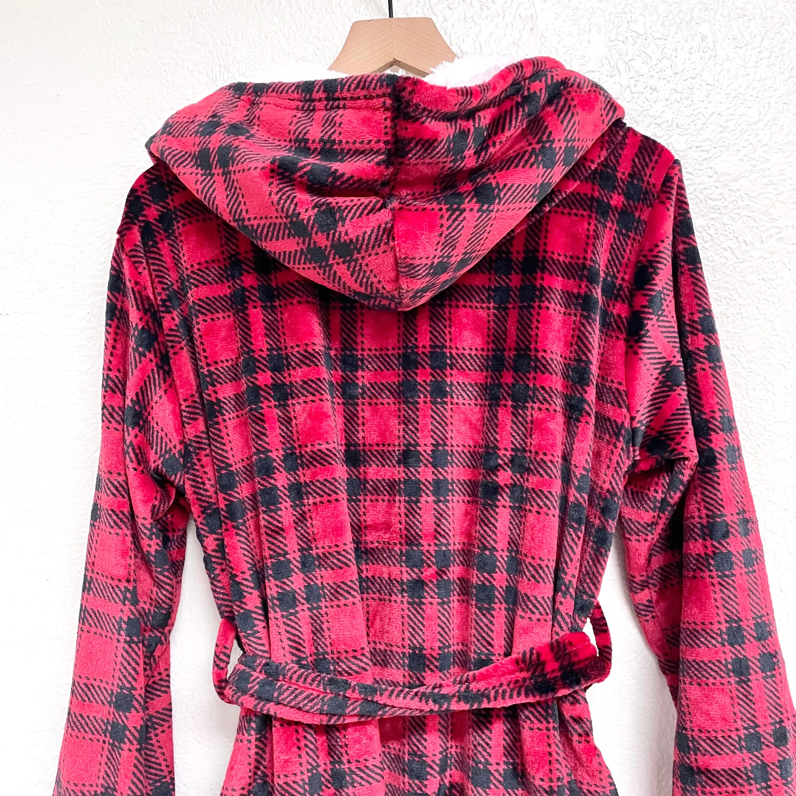 Plaid Fleece Robe