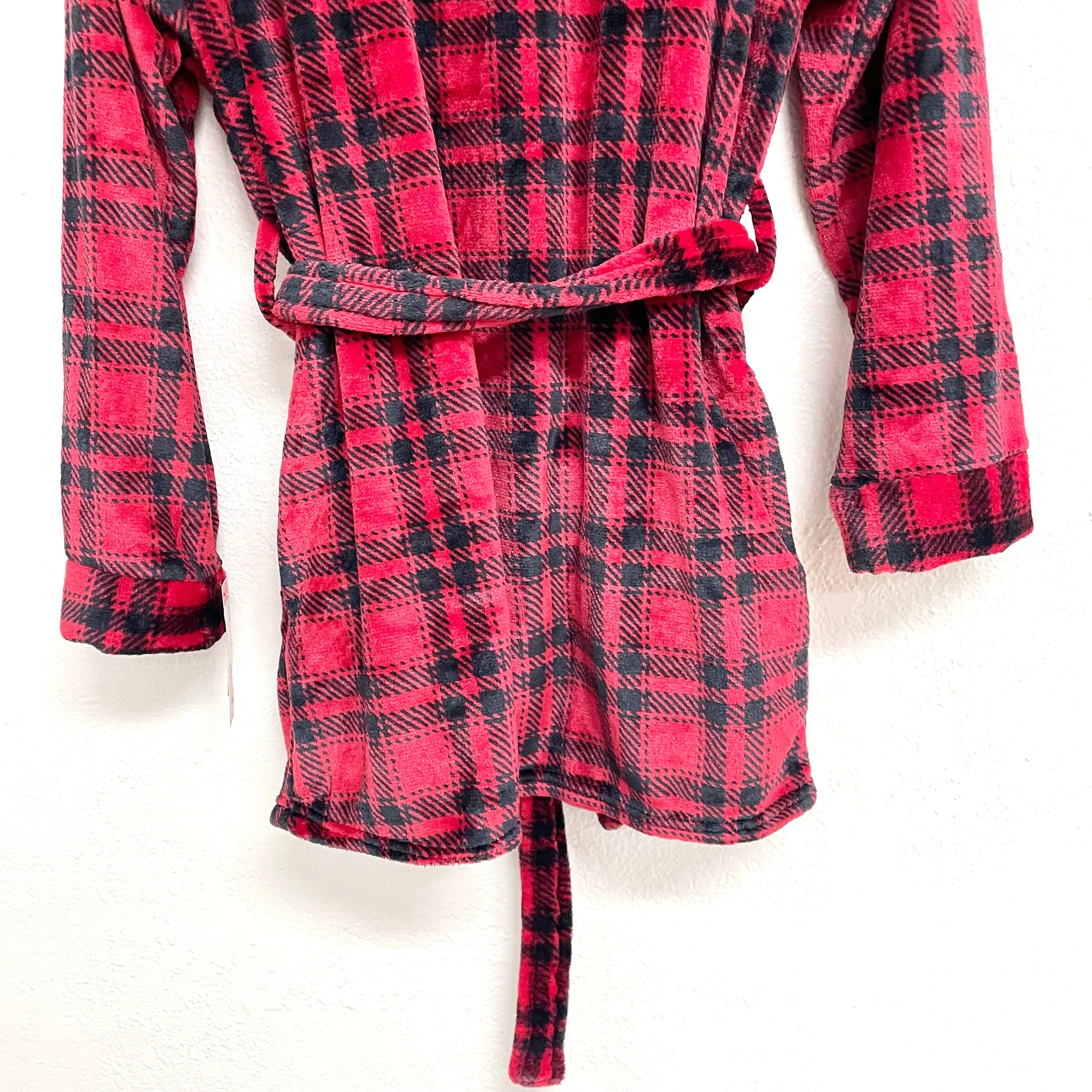 Plaid Fleece Robe