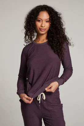 Plum Perfect Long Sleeve Raglan Pullover