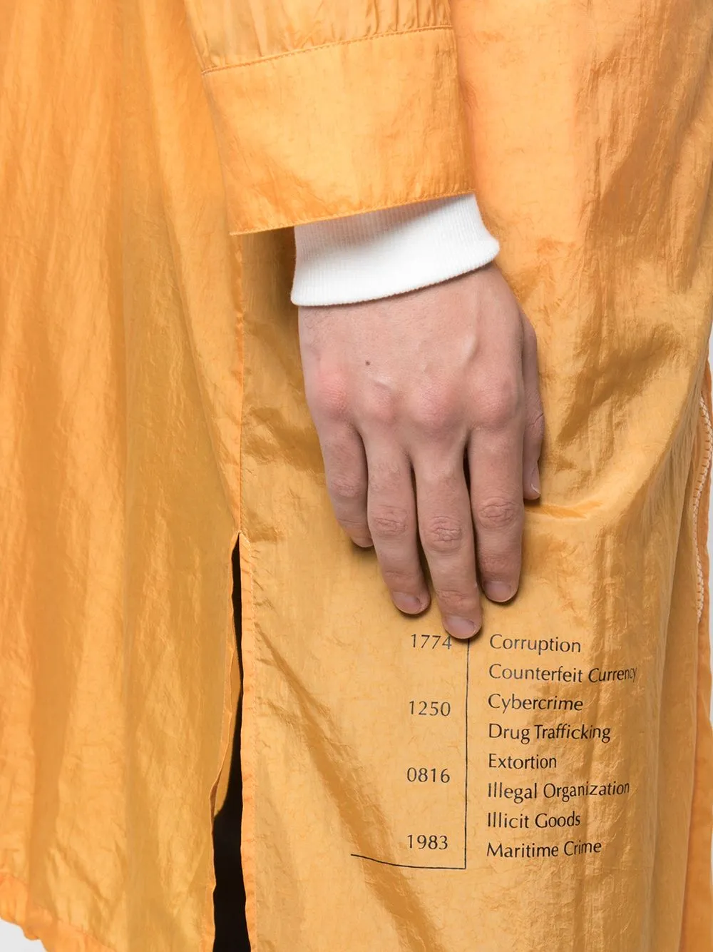 PROLONGED PARKA YELLOW ORANGE