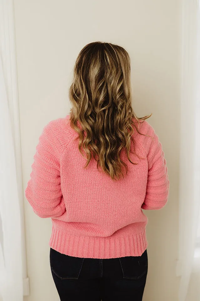 Textured Sleeve Cozy Sweater