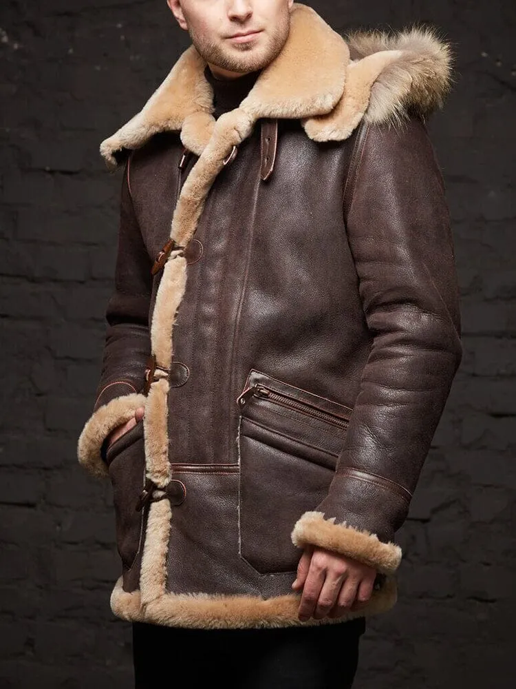 Thicken Warm Hooded Parka Fur Coat