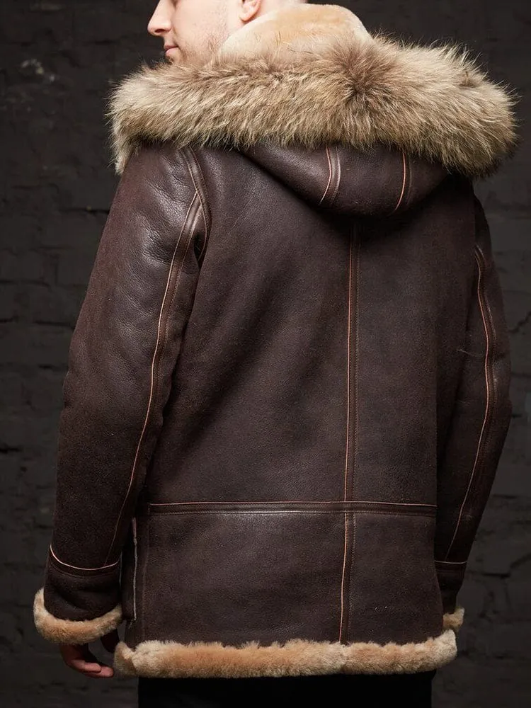 Thicken Warm Hooded Parka Fur Coat