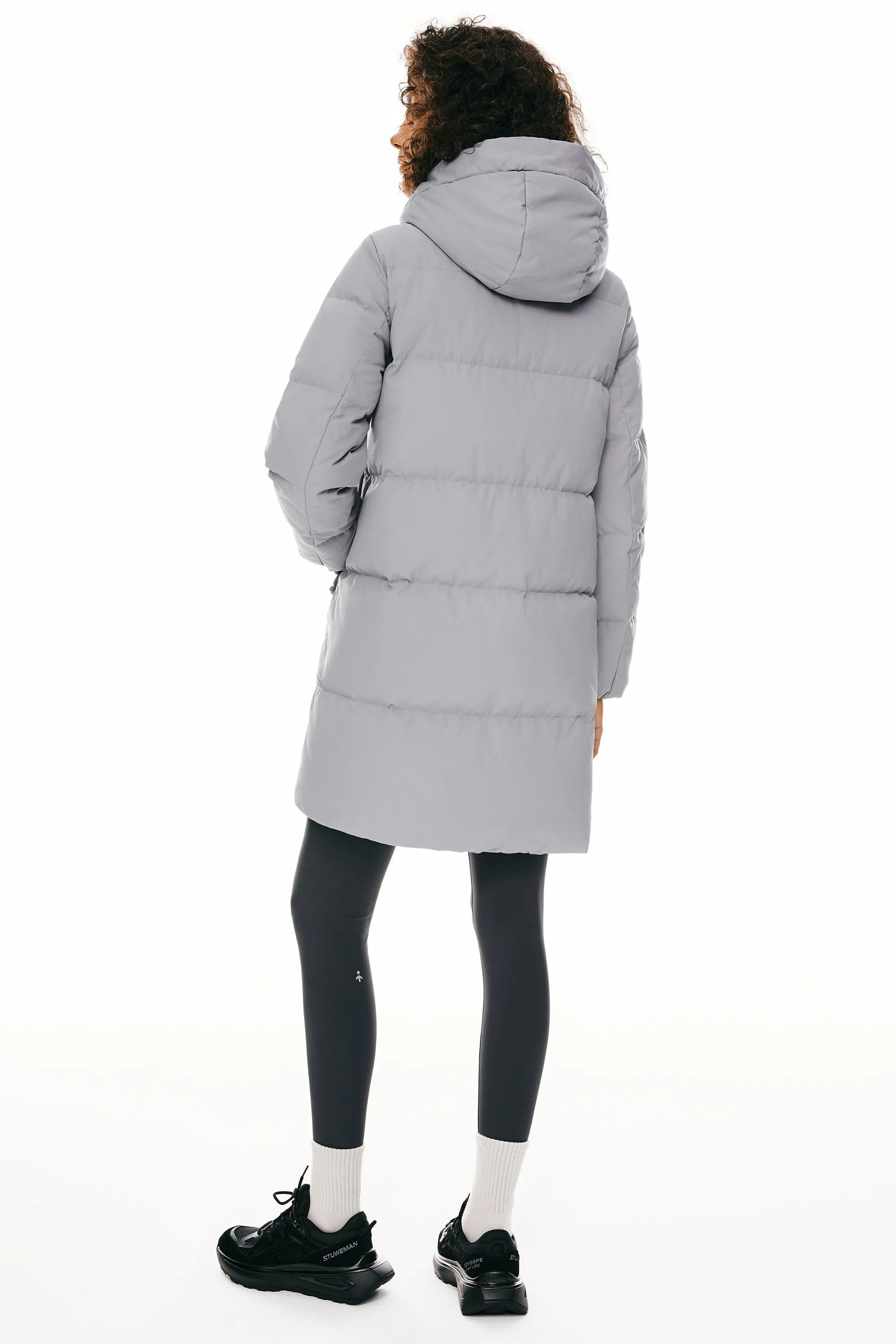 Two-Way Zipper Hooded Puffer Jacket