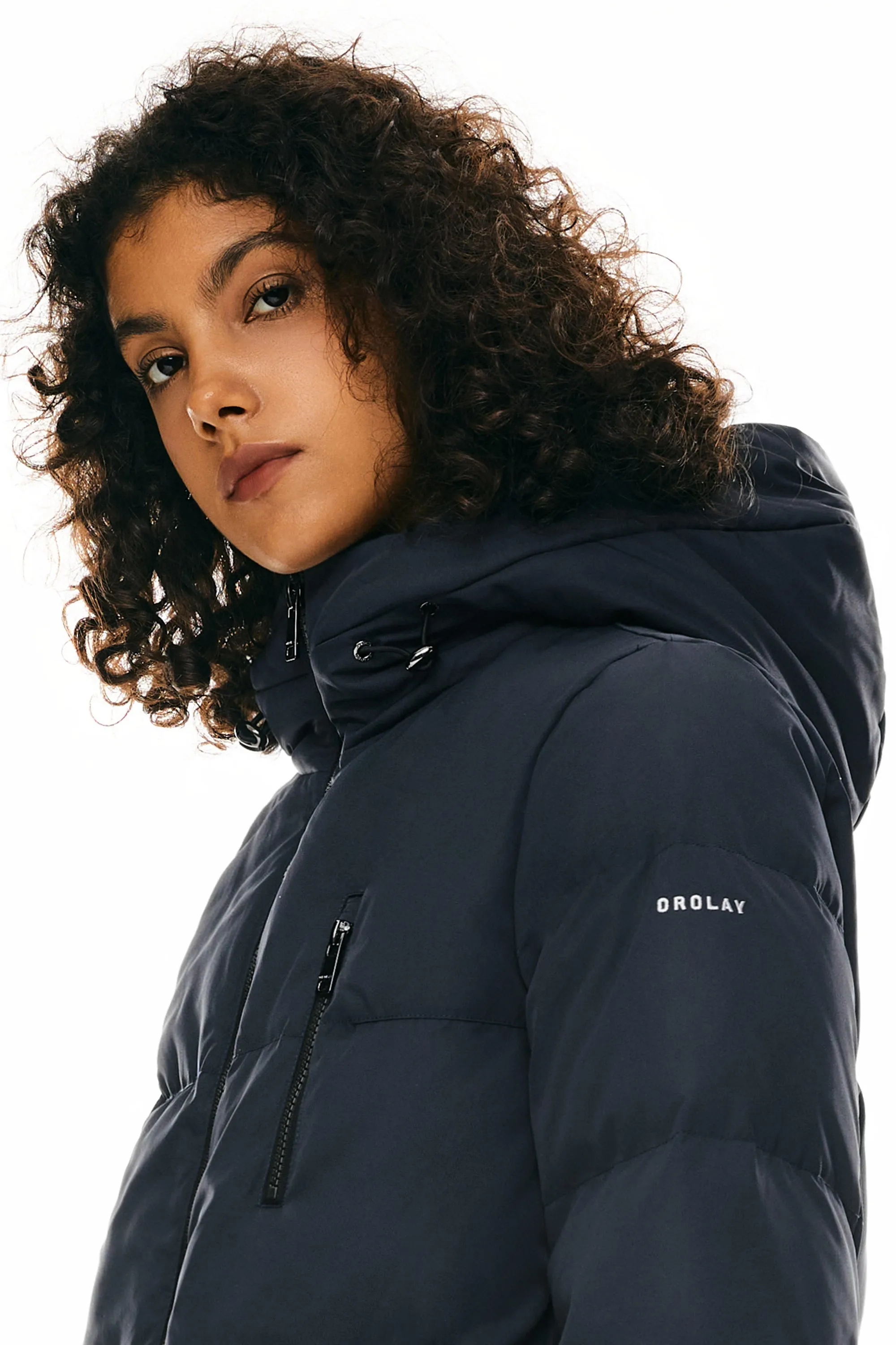 Two-Way Zipper Hooded Puffer Jacket