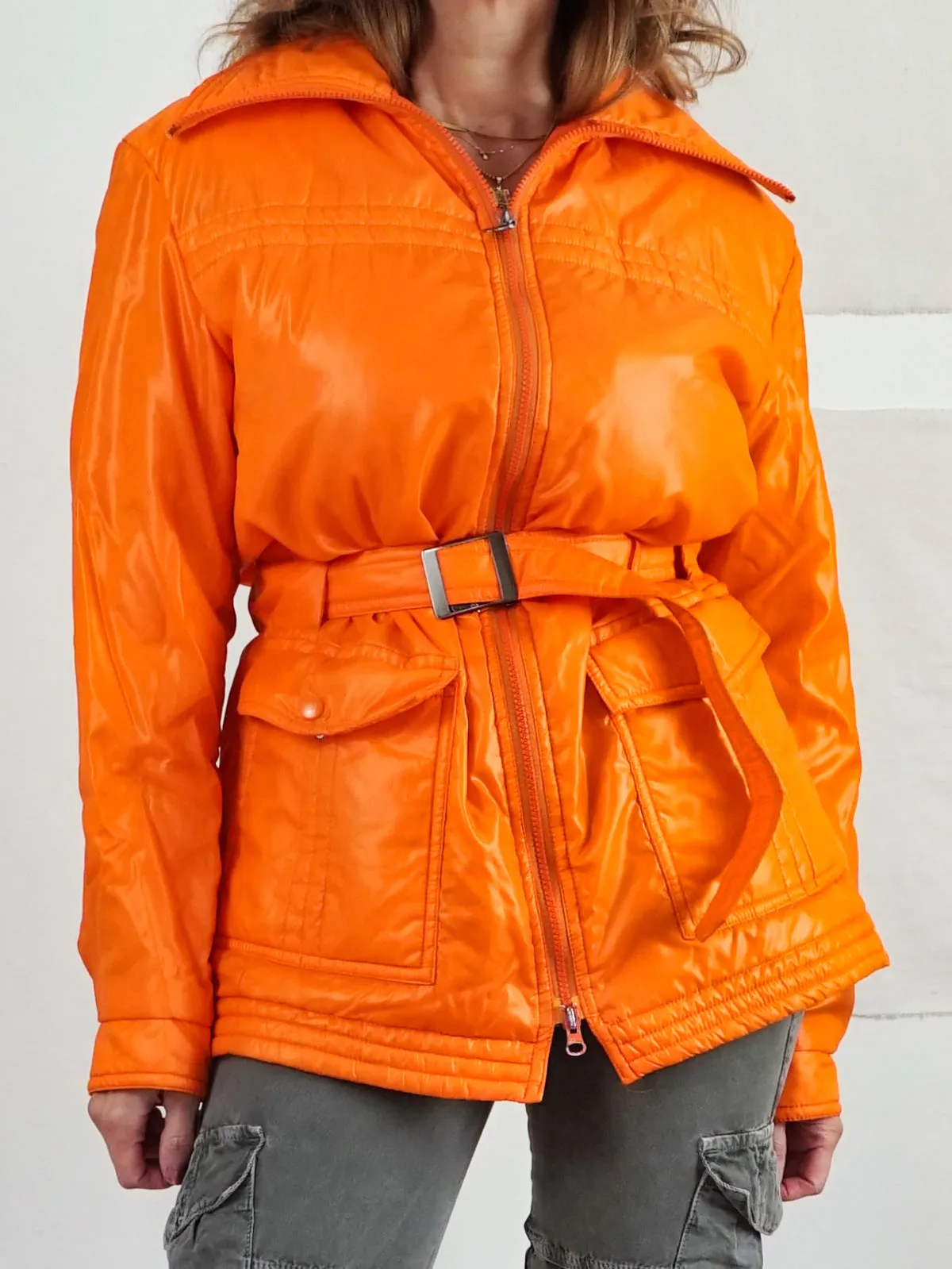 Vintage Sunset Orange Jacket