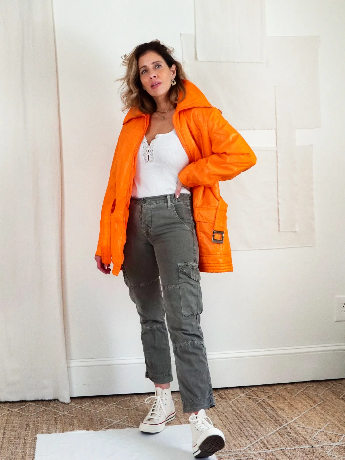 Vintage Sunset Orange Jacket